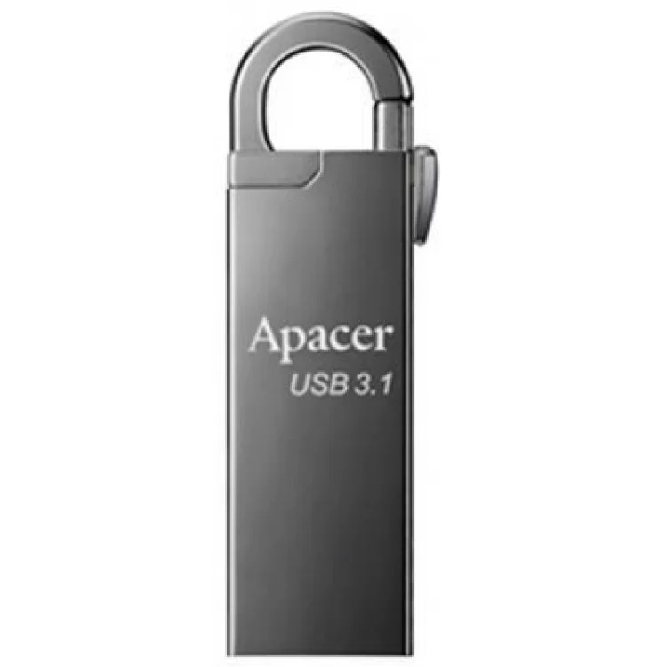 USB флеш накопитель Apacer 64GB AH15A Ashy USB 3.1 (AP64GAH15AA-1)