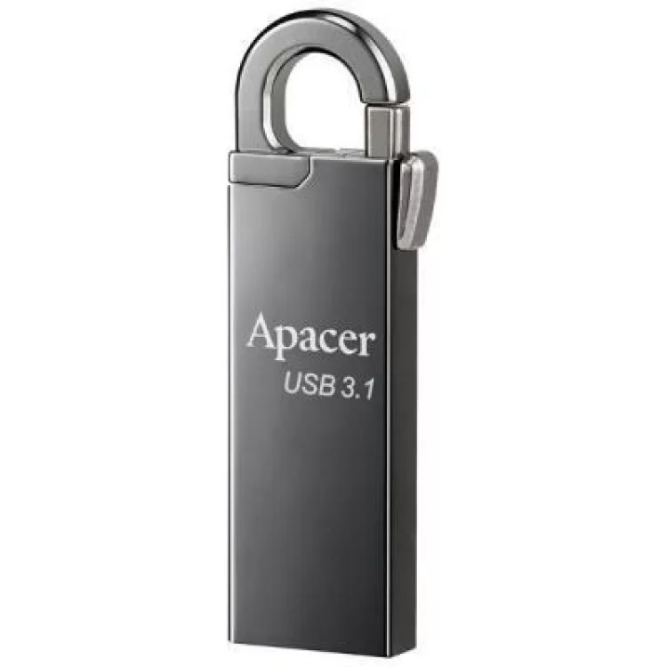 USB флеш накопитель Apacer 64GB AH15A Ashy USB 3.1 (AP64GAH15AA-1) цена 706грн - фотография 2