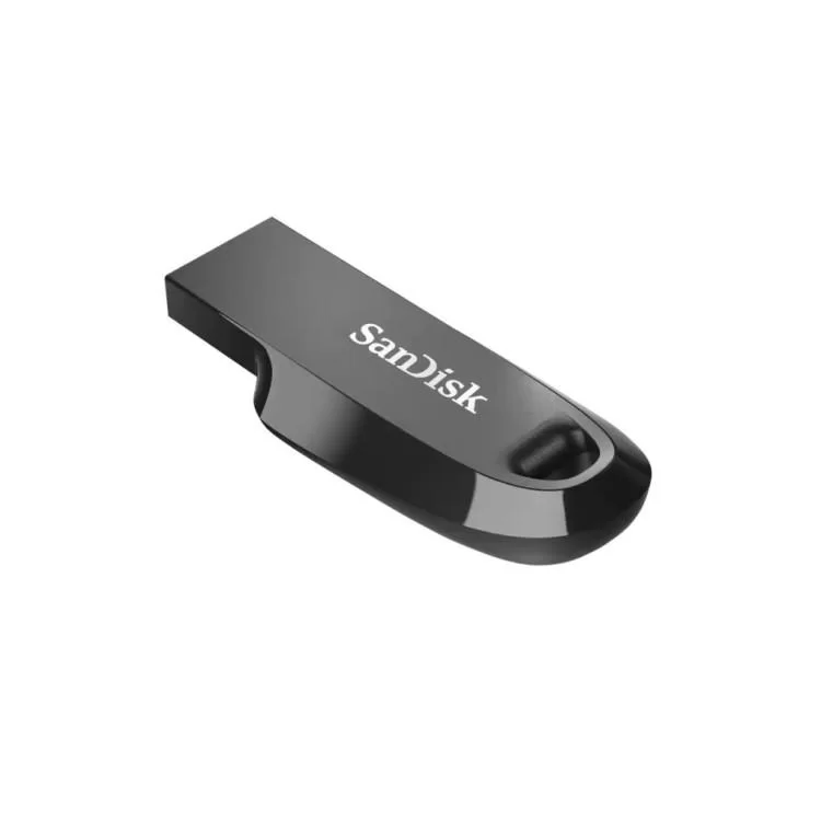 в продажу USB флеш накопичувач SanDisk 128GB Ultra Curve Black USB 3.2 (SDCZ550-128G-G46) - фото 3