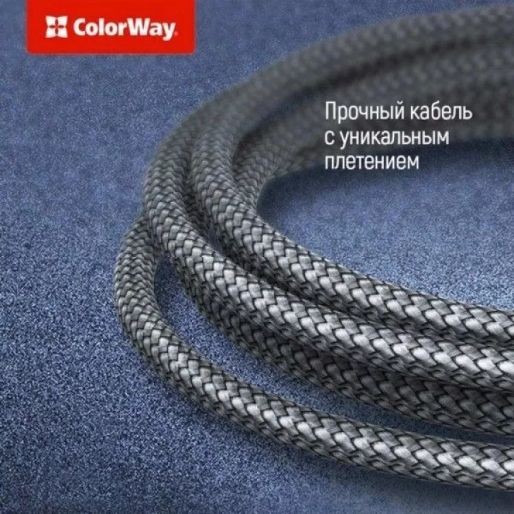 продаємо Дата кабель USB-C to Lightning 2.0m ColorWay (CW-CBPDCL036-GR) в Україні - фото 4