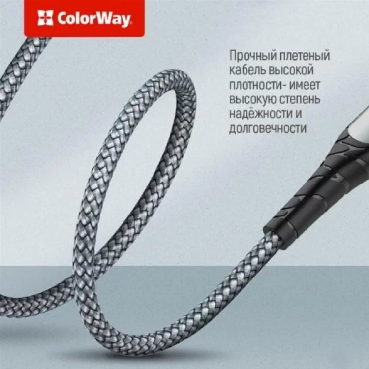 Дата кабель USB-C to Lightning 2.0m ColorWay (CW-CBPDCL036-GR) інструкція - картинка 6