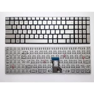 Клавиатура ноутбука ASUS N501J/N501JW/N501V/N501VW сріб RU (A46153)