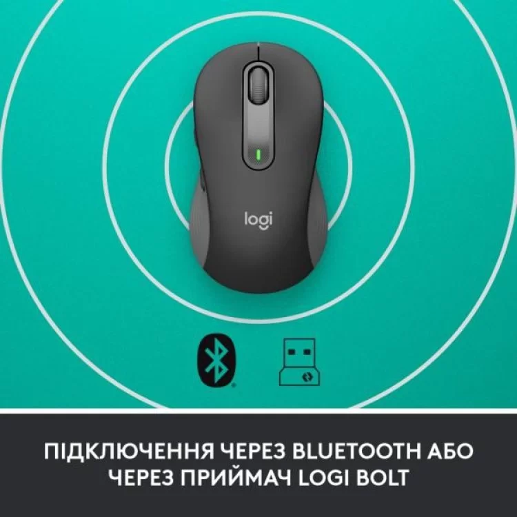 в продаже Мышка Logitech Signature M650 Wireless for Business Graphite (910-006274) - фото 3