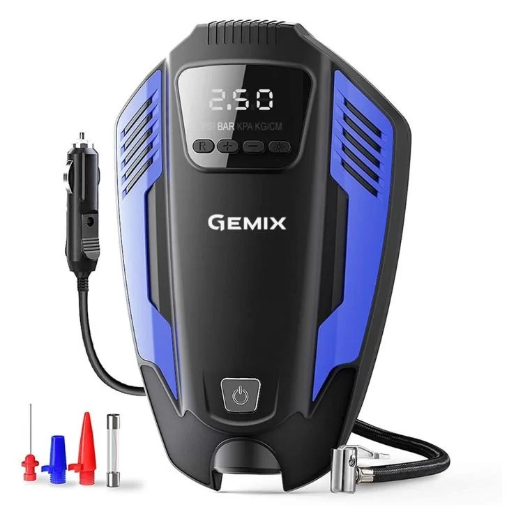 Автомобільний компресор Gemix Model E black/blue (10700096) ціна 998грн - фотографія 2