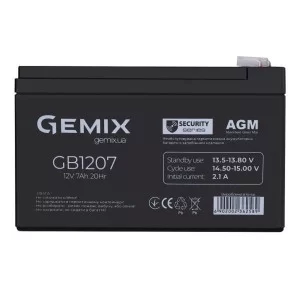 Батарея до ДБЖ Gemix GB 12В 7 Ач (GB1207)