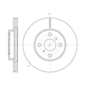 Тормозной диск REMSA 6635.10