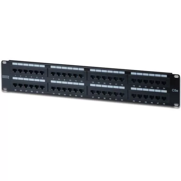 Патч-панель Digitus 19" 48хRJ-45 UTP 2U cat. 5e в сборе (DN-91548U)