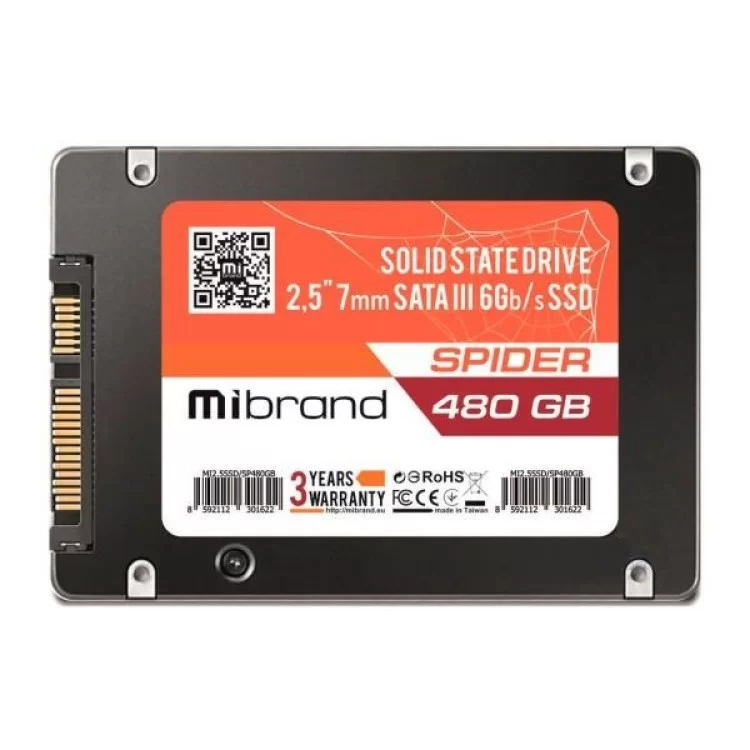 Накопитель SSD 2.5" 480GB Mibrand (MI2.5SSD/SP480GBST)