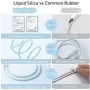 Дата кабель USB 2.0 AM to Lightning 1.2m 2.4A Jelly Liquid Silica Gel Green Baseus (CAGD000006)