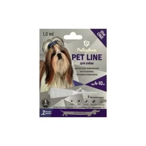Краплі для тварин Palladium Pet Line the One для собак вагою від 4 до 10 кг 1/1 мл (4820150205249)
