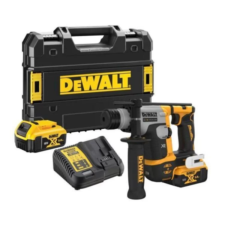 Перфоратор DeWALT бесщёточный, SDS PLUS, 18 В, 1.4 Дж, 2 реж. кейс (DCH172P2) отзывы - изображение 5