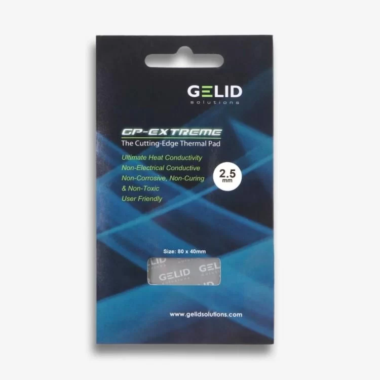 продаем Термопрокладка Gelid Solutions GP-Extreme 80x40x2.5 mm (TP-GP01-F) в Украине - фото 4