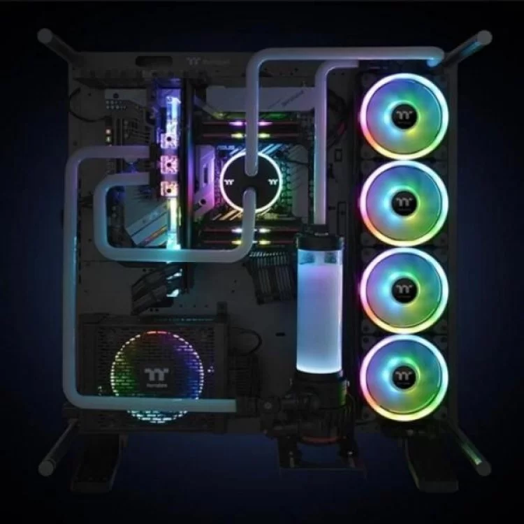 Кулер для корпуса ThermalTake Riing Trio 14 RGB Radiator Fan TT Premium Edition (CL-F077-PL14SW-A) отзывы - изображение 5