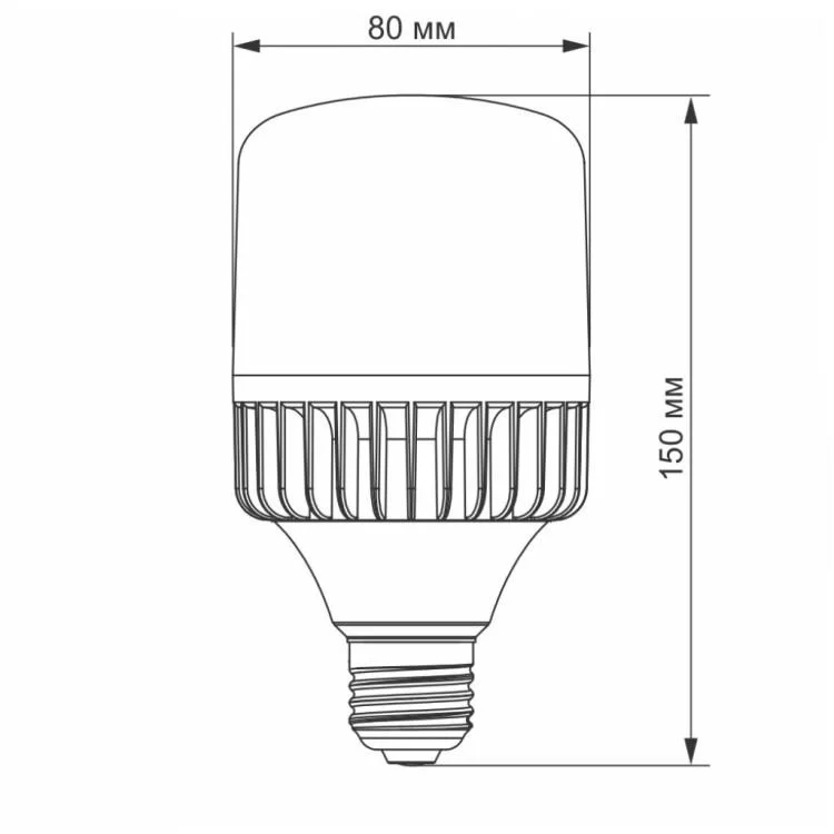 в продаже Лампочка Videx A80 30W E27 5000K 220V (VL-A80-30275) - фото 3