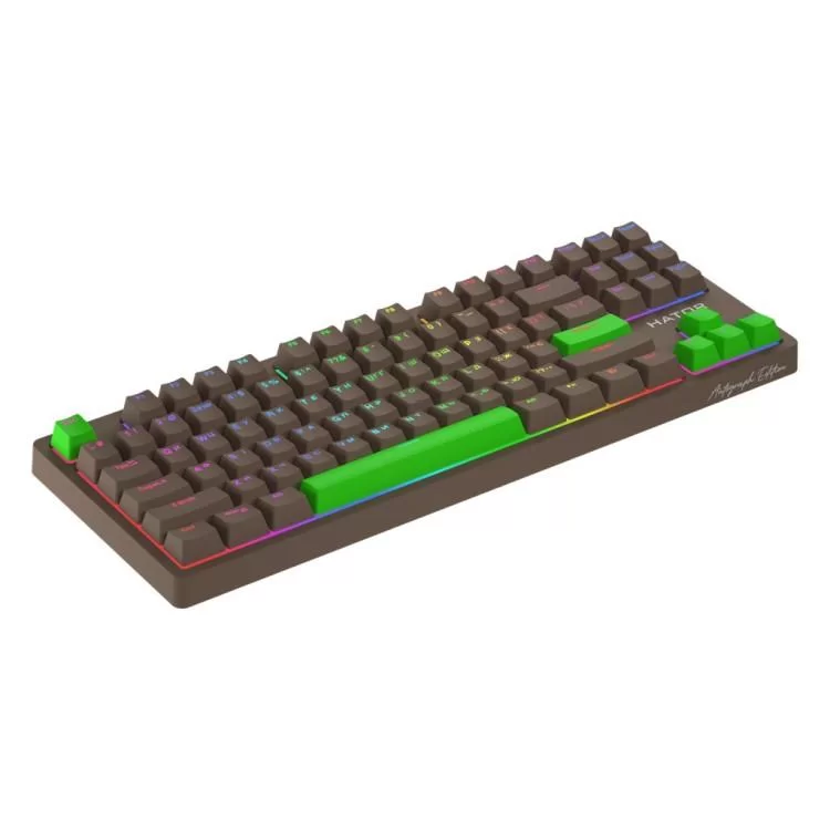 Клавіатура Hator Rockfall 2 Autograph Edition Mecha TKL Aurum Choco USB Choco (HTK-527) ціна 3 398грн - фотографія 2