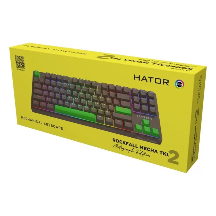 Клавіатура Hator Rockfall 2 Autograph Edition Mecha TKL Aurum Choco USB Choco (HTK-527) інструкція - картинка 6