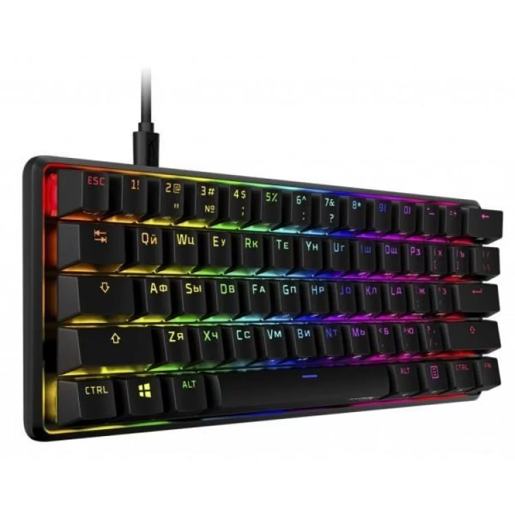 Клавиатура HyperX Alloy Origins 60 Black (4P5N0AA) цена 5 534грн - фотография 2