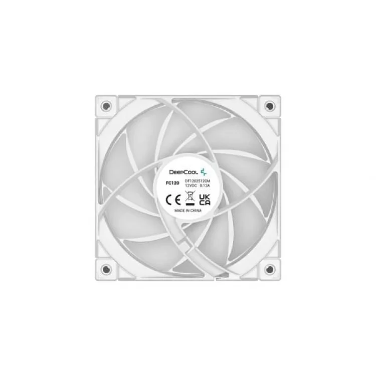 Кулер до корпусу Deepcool FC120 white 3 in 1 огляд - фото 8