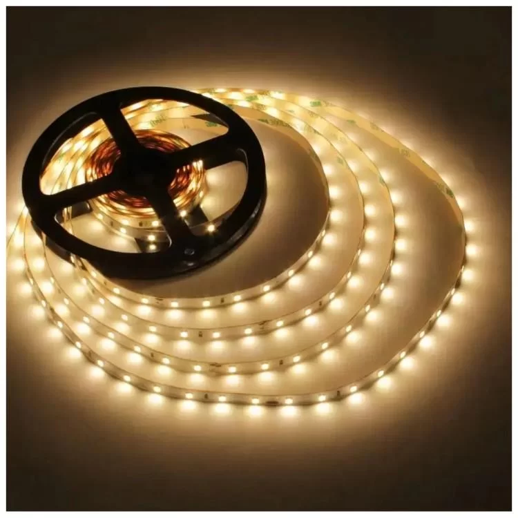 Світлодіодна стрічка LED-STIL 3000K 6 Вт/м 2835 60 діодів IP33 24 Вольта 550 lm (DFP2835-60A3-IP33-24V)