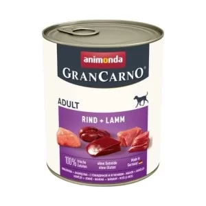 Консервы для собак Animonda GranCarno Adult Beef + Lamb 800 г (4017721827423)