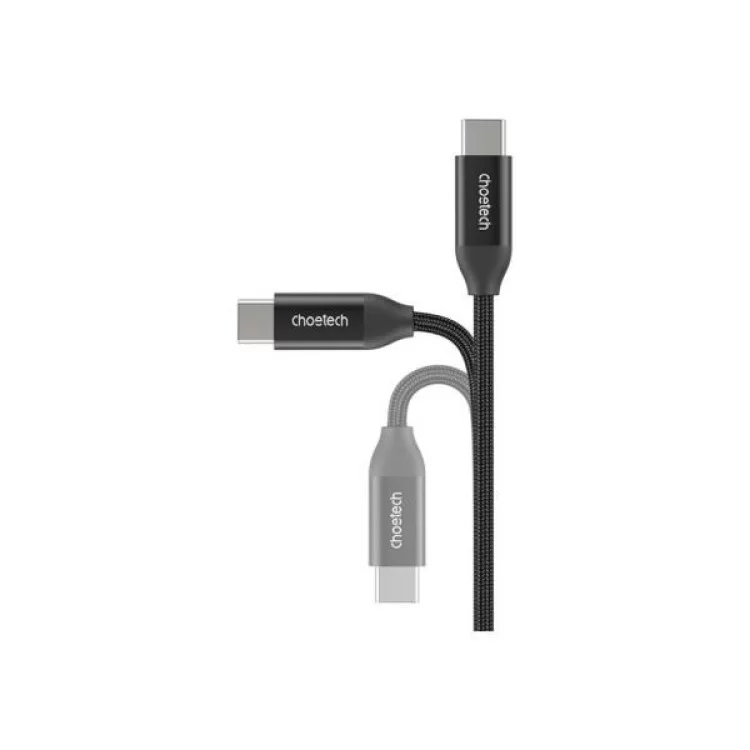 в продажу Дата кабель USB-C to USB-C 2.0m USB 3.1 Gen2 240W (50V/5A) Choetech (XCC-1036) - фото 3