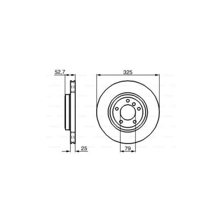 Гальмівний диск Bosch 0 986 478 012 відгуки - зображення 5