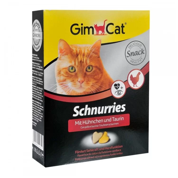 в продаже Витамины для кошек GimCat Schnurries с курицей и таурином 420 г (4002064409351) - фото 3