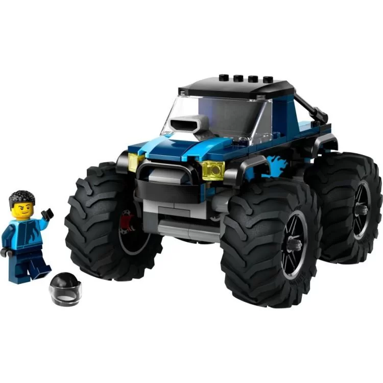 Конструктор LEGO City Синя вантажівка-монстр 148 деталей (60402) ціна 681грн - фотографія 2