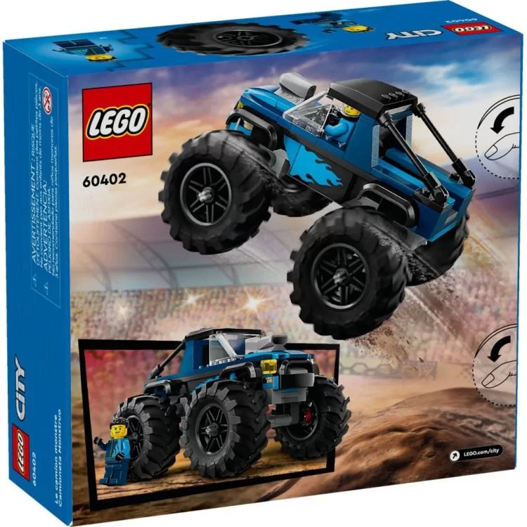 Конструктор LEGO City Синя вантажівка-монстр 148 деталей (60402) відгуки - зображення 5