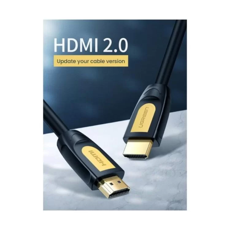 в продажу Кабель мультимедійний HDMI to HDMI 5.0m V1.4 HD101 Ugreen (10167) - фото 3