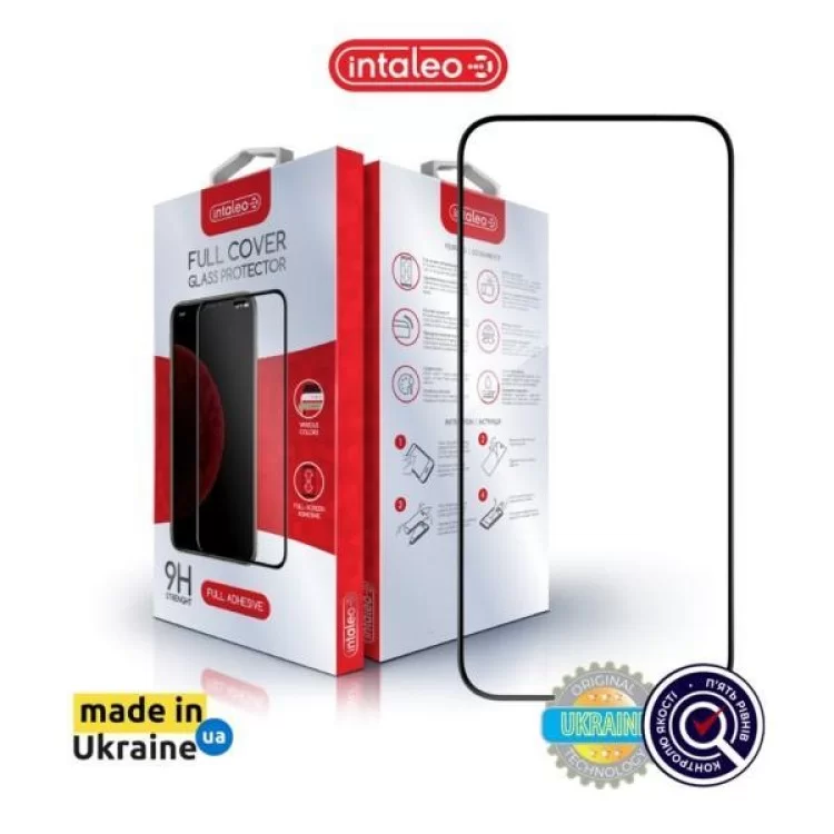 Стекло защитное Intaleo Full Glue Apple iPhone 15 Pro (1283126575440) цена 293грн - фотография 2