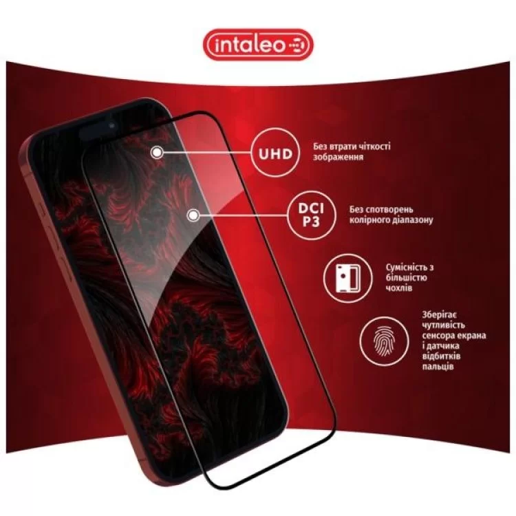 продаємо Скло захисне Intaleo Full Glue Apple iPhone 15 Pro (1283126575440) в Україні - фото 4