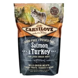 Сухой корм для собак Carnilove Adult Large Breed Salmon and Turkey 1.5 кг (8595602508952)