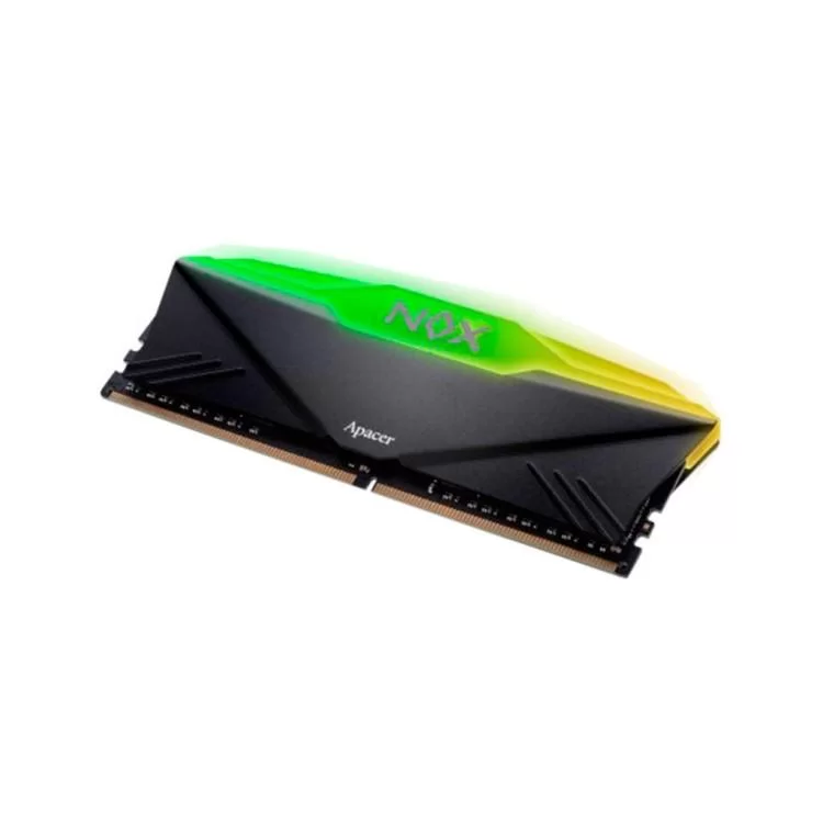 продаємо Модуль пам'яті для комп'ютера DDR4 32GB (2x16GB) 3200 MHz NOX RGB Black Apacer (AH4U32G32C28YNBAA-2) в Україні - фото 4