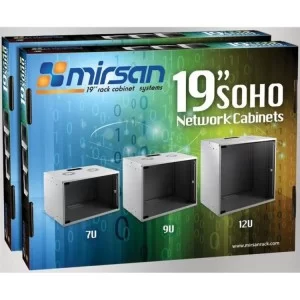 Шкаф настенный Mirsan SOHO 7U 19" 535x400, RAL 7035 (MR.SOH07U40DE.02)