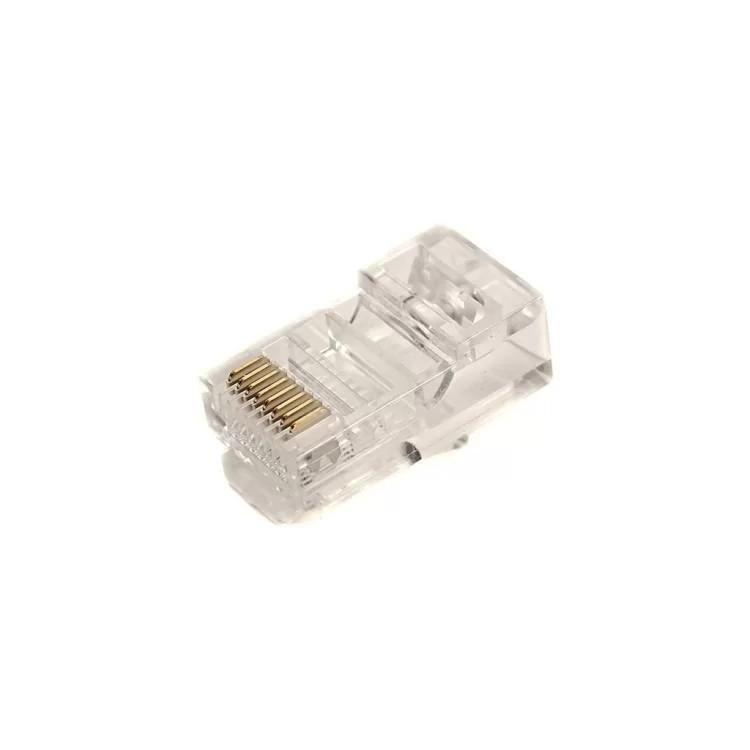 Конектор PowerPlant RJ45 cat.5e UTP 8p8c * 100 (LYUS005) ціна 366грн - фотографія 2