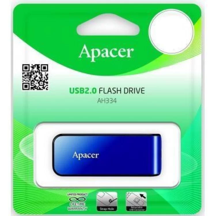 USB флеш накопичувач Apacer 32GB AH334 blue USB 2.0 (AP32GAH334U-1) інструкція - картинка 6
