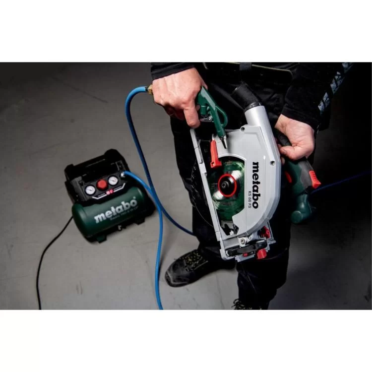 Компрессор Metabo BASIC 160-6 W OF безмасляный, 900Вт, 6л, 160л/мин, 8бар. (601501000) цена 6 540грн - фотография 2