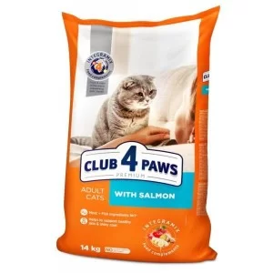 Сухой корм для кошек Club 4 Paws Премиум. С лососем 14 кг (4820083909238)
