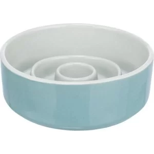 Посуд для собак Trixie Миска для повільного годування 900 мл/17 см блакита (4011905245218)