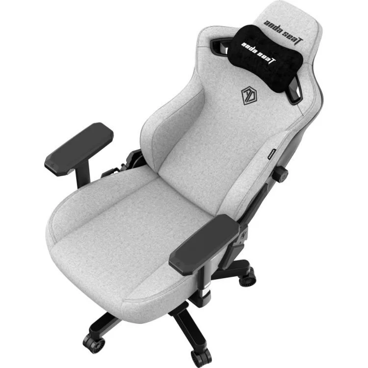 Крісло ігрове Anda Seat Kaiser 3 Grey Fabric Size XL (AD12YDC-XL-01-G-PV/F) - фото 9