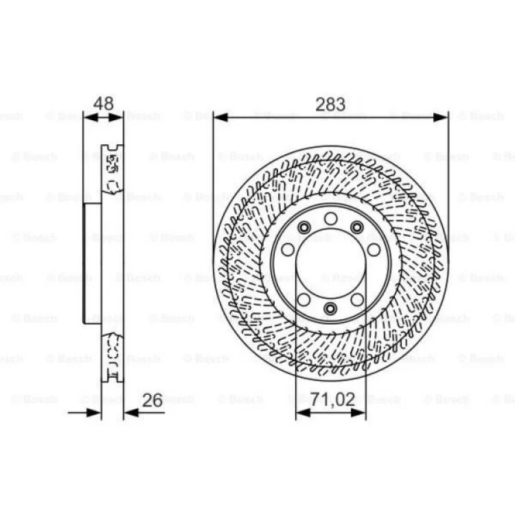 Тормозной диск Bosch 0 986 479 C33 отзывы - изображение 5