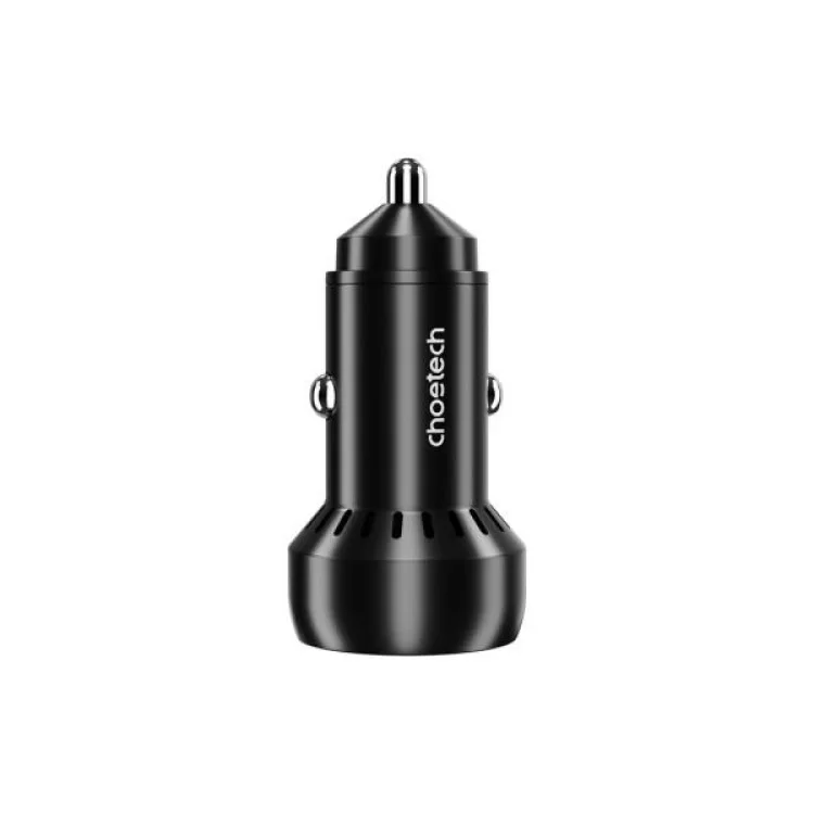 Зарядний пристрій Choetech USB-C+USB-A 60W QC3.0/PD/PPS black (TC0014-BK) ціна 1 278грн - фотографія 2