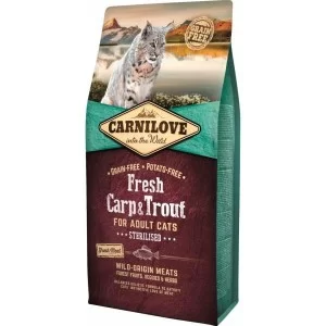 Сухой корм для кошек Carnilove Fresh с карпом и форелью 6 кг (8595602527465)