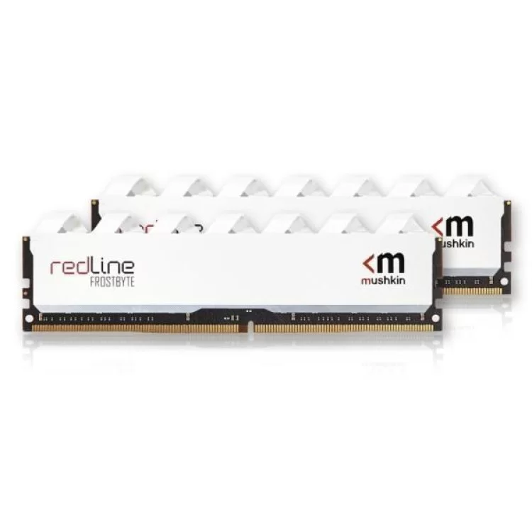 Модуль пам'яті для комп'ютера DDR4 16GB (2x8GB) 3600 MHz Redline White Mushkin (MRD4U360JNNM8GX2) ціна 3 475грн - фотографія 2