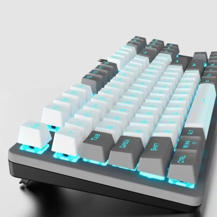 Клавіатура Aula F3287 Keycap KRGD Blue USB UA White/Grey (6948391240688) - фото 11