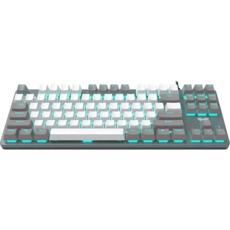 в продажу Клавіатура Aula F3287 Keycap KRGD Blue USB UA White/Grey (6948391240688) - фото 3