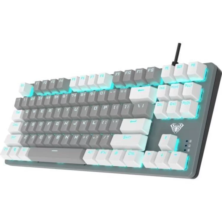 продаємо Клавіатура Aula F3287 Keycap KRGD Blue USB UA White/Grey (6948391240688) в Україні - фото 4