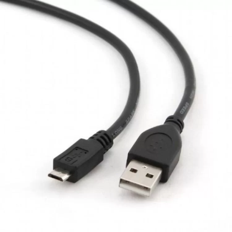 Дата кабель USB 2.0 AM to Micro 5P 0.1m Cablexpert (CCP-mUSB2-AMBM-0.1M) ціна 53грн - фотографія 2