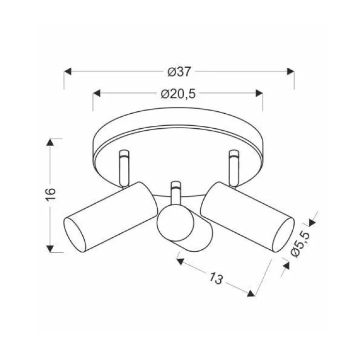 Спот Candellux 98-01726 Colly (98-01726) цена 5 676грн - фотография 2